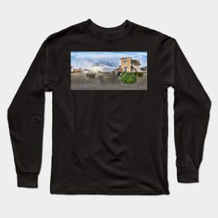 East Brother Island - Panorama Long Sleeve T-Shirt